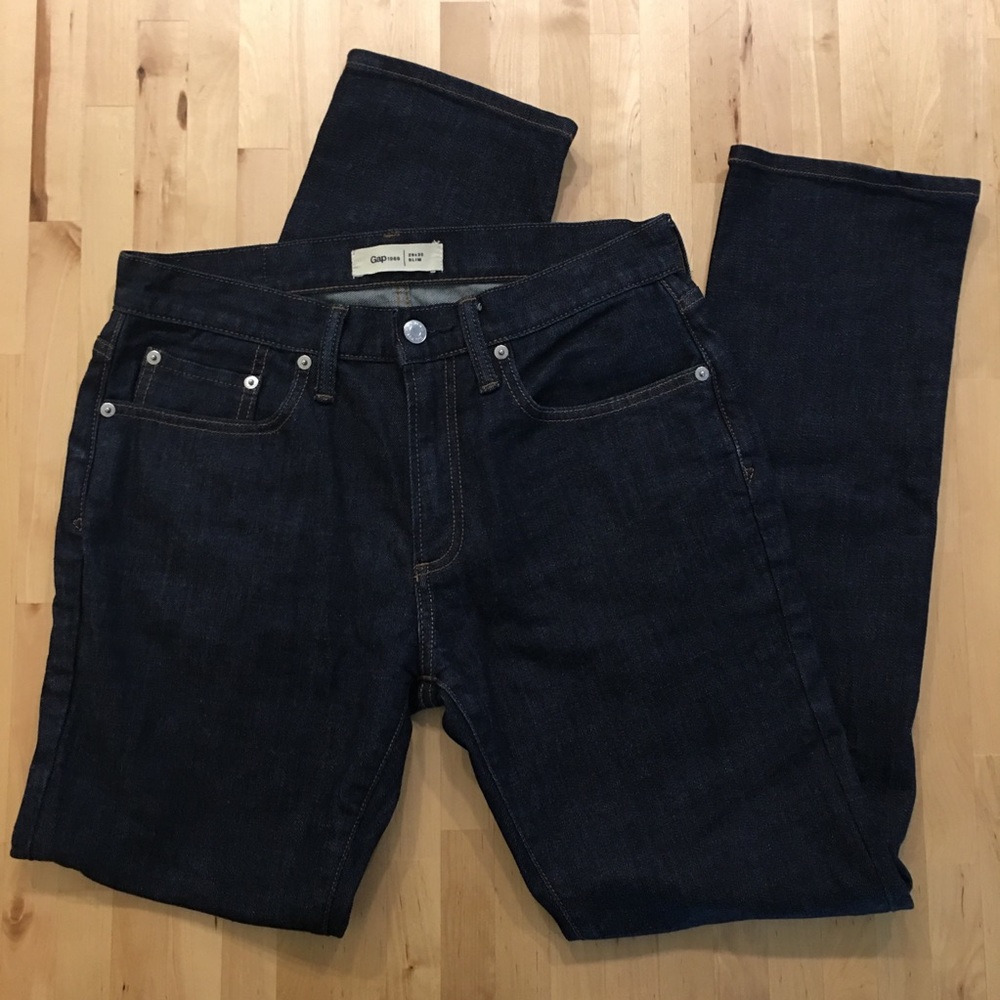Men's GAP 1969 Dark Blue Slim Cut Jeans